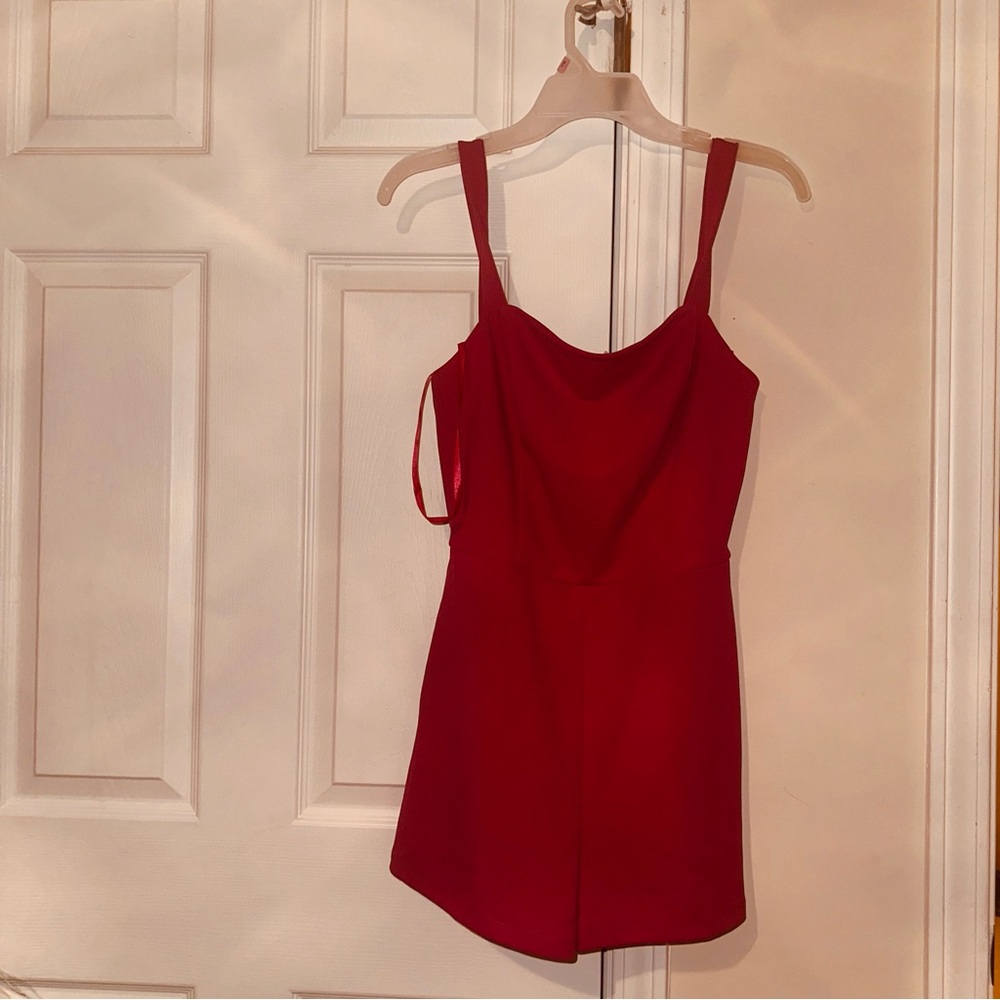 Women's hot pink Sleeveless Romper